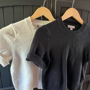 Lot of two J.Crew Classic Knit Sweaters